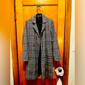 Lulus | S | Plaid Dad Coat